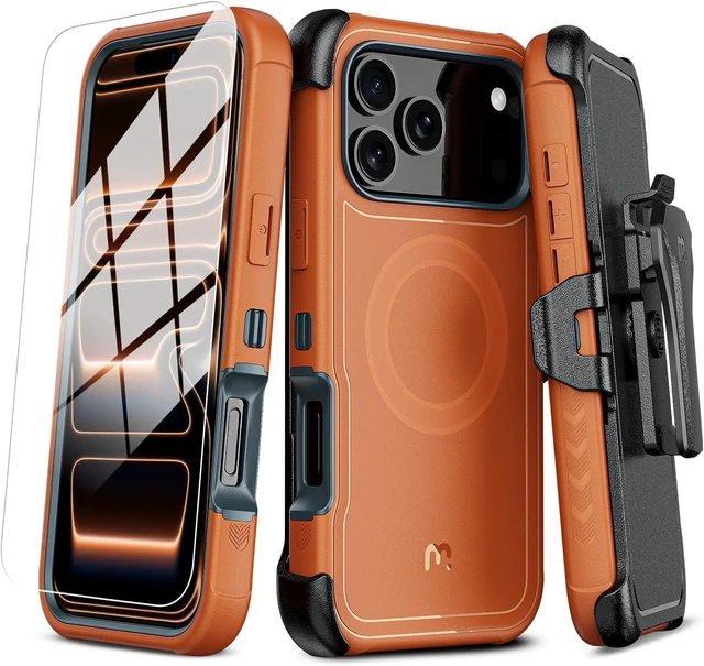 Main image of for iPhone 18 Pro Case with Belt Clip Holster Magnetic Case