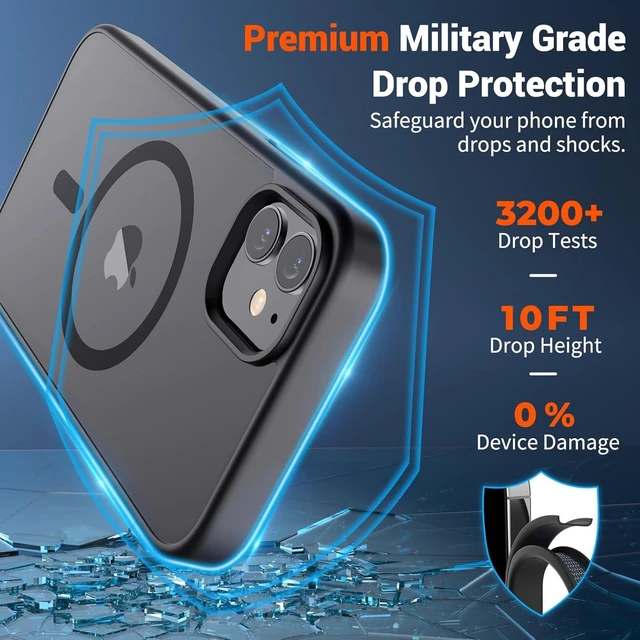 Alt view image 3 of 7 - Magnetic for iPhone 11 Phone Case Black