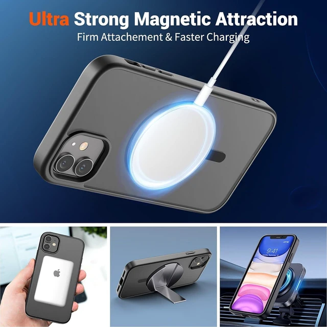 Alt view image 5 of 7 - Magnetic for iPhone 11 Phone Case Black