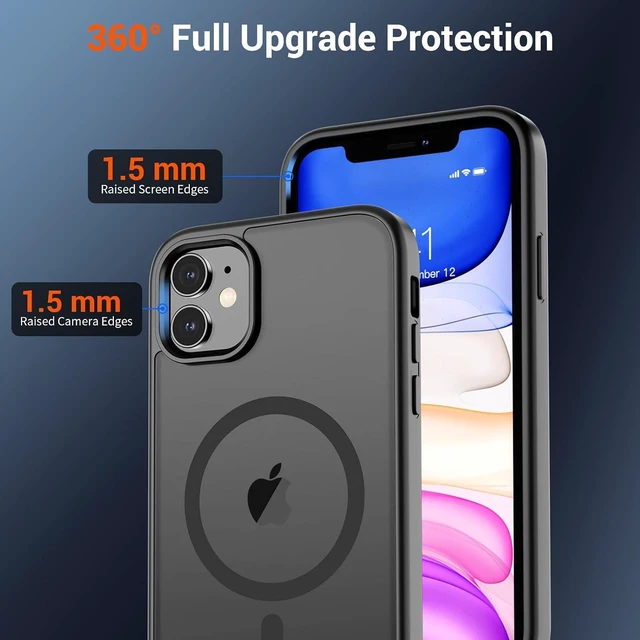 Alt view image 4 of 7 - Magnetic for iPhone 11 Phone Case Black