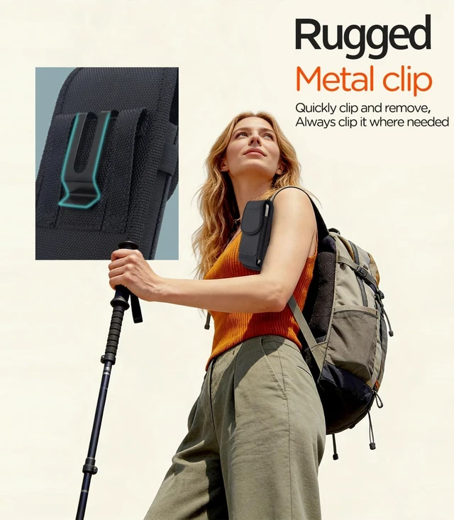 Alt view image 4 of 7 - Phone Holster for iPhone 18/17/16/15/14/13/12 & Pro Series M-Black