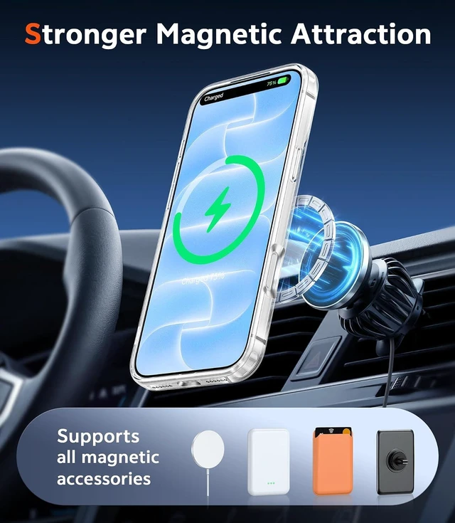 Alt view image 3 of 7 - for iPhone 18 Pro Case/17 Pro Case Clear with Screen Protector