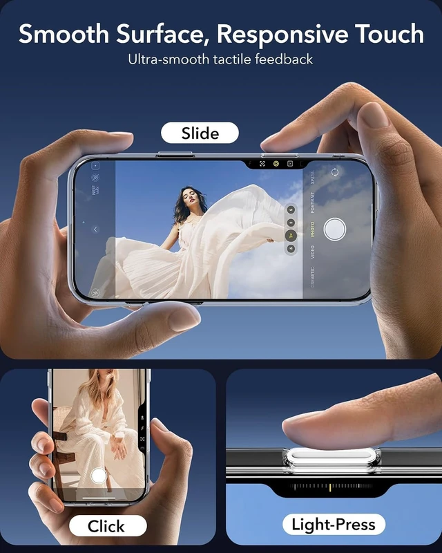 Alt view image 6 of 7 - Classic Hybrid for iPhone 16 Pro Case Clear