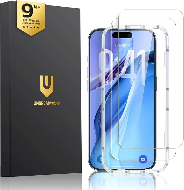 Main image of 2-Pack Screen Protector for iPhone 18 Pro Tempered Glass
