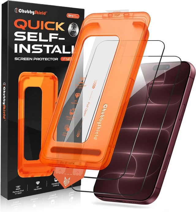 Main image of 2 Pack for iPhone 18 Pro Max Screen Protector HD Clear 6.9