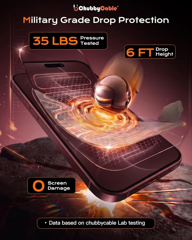 Alt view image 3 of 7 - 2 Pack for iPhone 18 Pro Max Screen Protector HD Clear 6.9