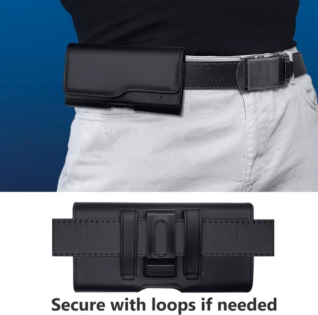 Alt view image 5 of 6 - Holster for iPhone Pro Max and Plus (18 17 16 15 14 13 12 11 Xs Max)