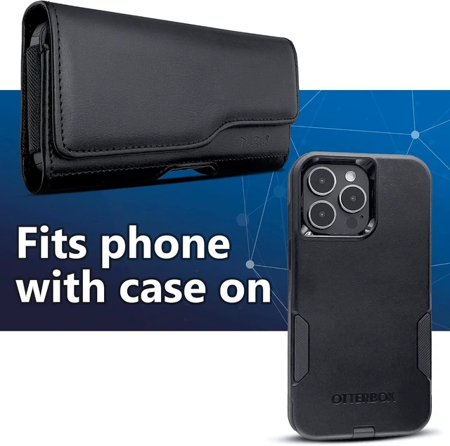 Alt view image 2 of 6 - Holster for iPhone Pro Max and Plus (18 17 16 15 14 13 12 11 Xs Max)