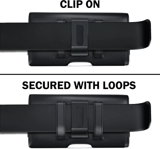 Alt view image 6 of 6 - Holster for iPhone Pro Max and Plus (18 17 16 15 14 13 12 11 Xs Max)