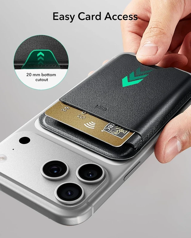 Alt view image 5 of 7 - for MagSafe Wallet 5 Card Holder for Phone Case RFID Blocking