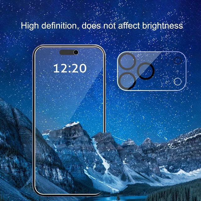 Alt view image 3 of 5 - Privacy Screen Protector+Camera Lens Protector for iPhone 17 Pro Max