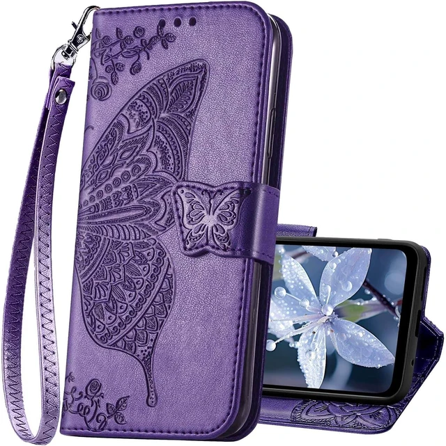 Main image of for Galaxy A17 5G Phone Case Wallet Purple