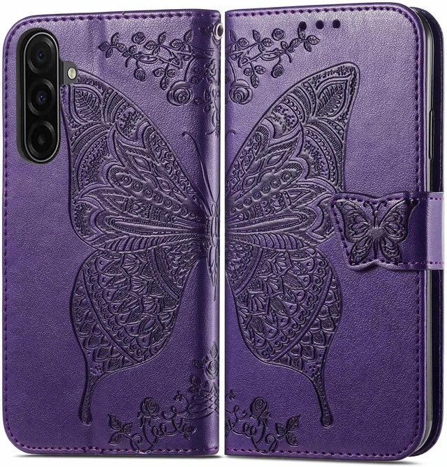 Alt view image 2 of 7 - for Galaxy A17 5G Phone Case Wallet Purple