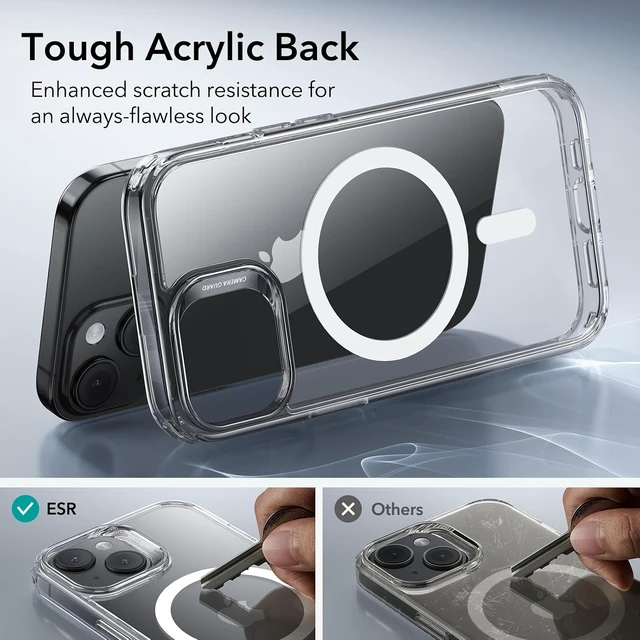 Alt view image 7 of 7 - Classic Hybrid for iPhone 15 Case Clear