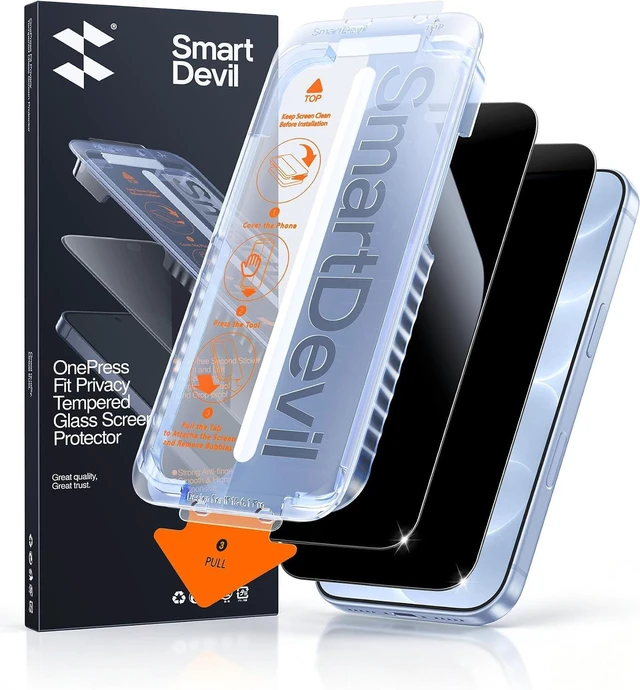 Main image of 2 Pack Privacy Screen Protector for iPhone 18 Pro
