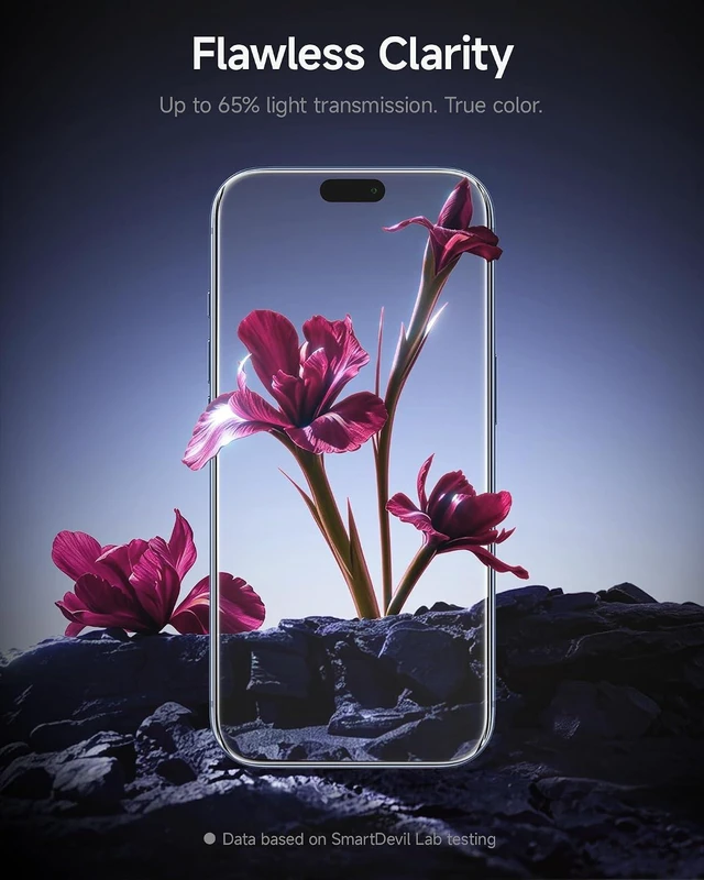 Alt view image 7 of 7 - 2 Pack Privacy Screen Protector for iPhone 18 Pro