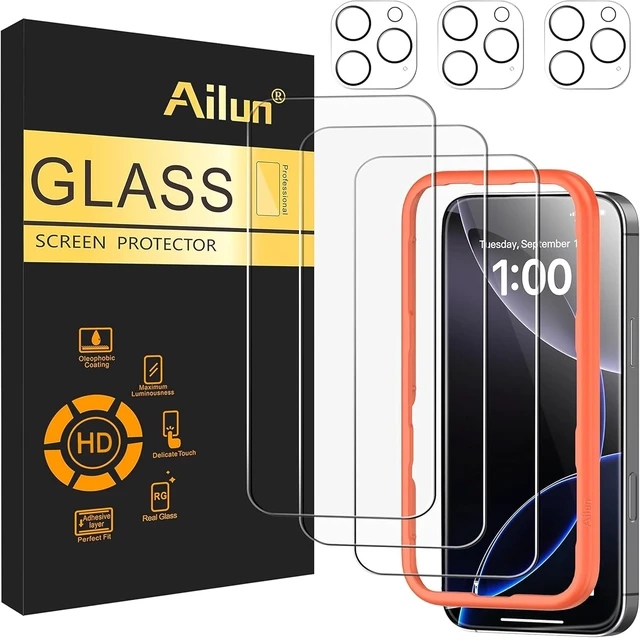 Main image of Screen Protector + Camera Lens Protector for iPhone 16 Pro Max