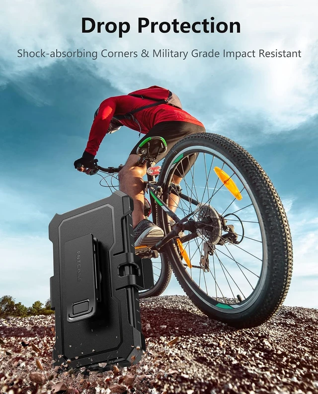 Alt view image 5 of 7 - for Galaxy S23 Case Belt Clip Built-in Screen Protector