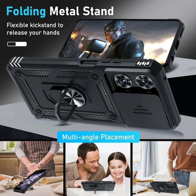 Alt view image 2 of 7 - for Moto G 2026/2025 Case Moto G Play 2026 Case Built in Slide Camera Cover