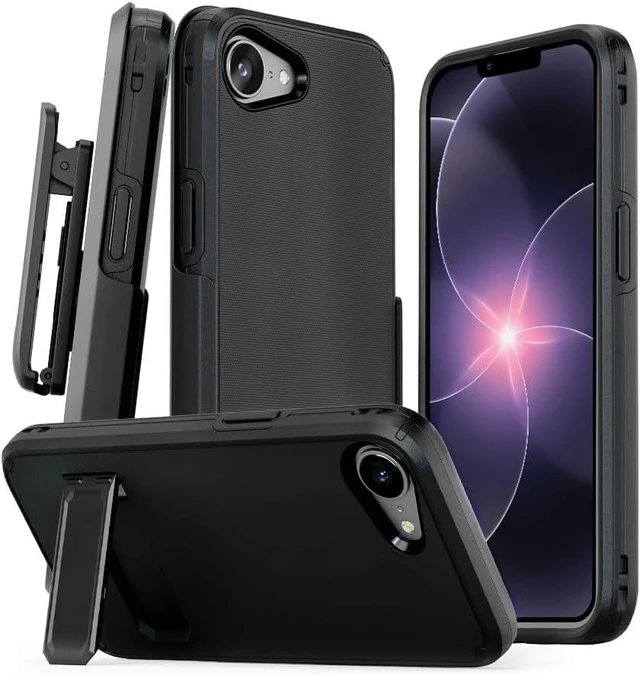 Main image of for iPhone 17e Case with Belt Clip and Stand Magnetic | 6.1