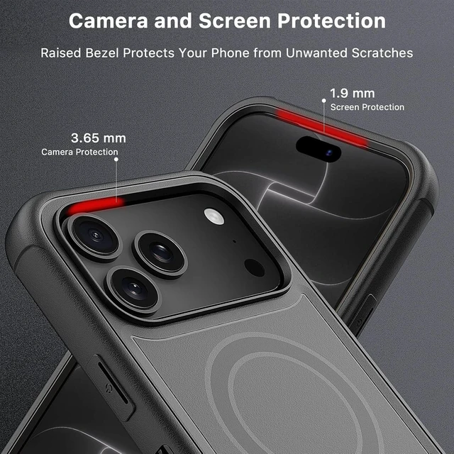 Alt view image 4 of 7 - for iPhone 18 Pro Case with Belt Clip Holster Magnetic Case