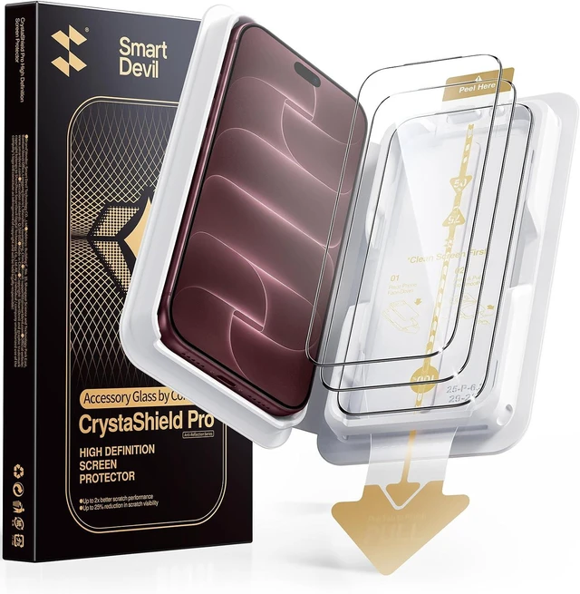Main image of 3 Pack Tempered Glass for iPhone 18 Pro Screen Protector
