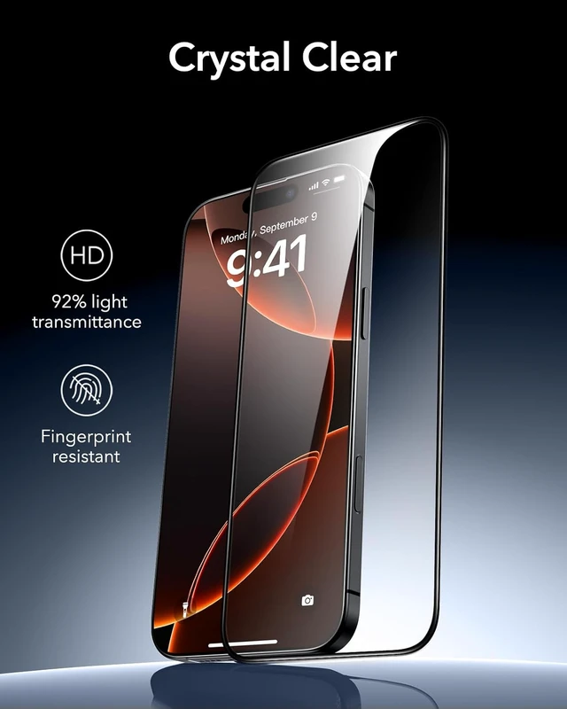 Alt view image 7 of 7 - 3 Pack for iPhone 16 Pro Max Screen Protector Armorite