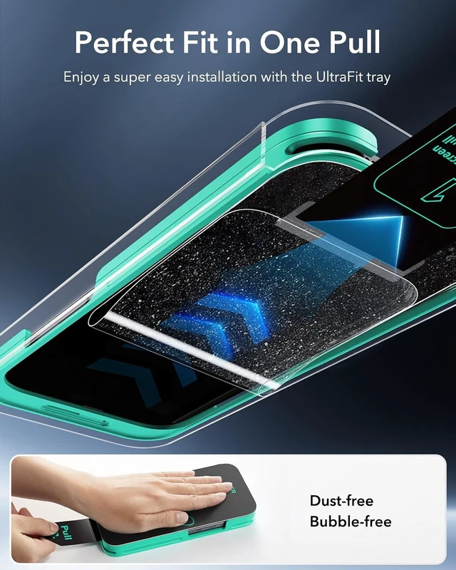 Alt view image 3 of 7 - 3 Pack for iPhone 16 Pro Max Screen Protector Armorite