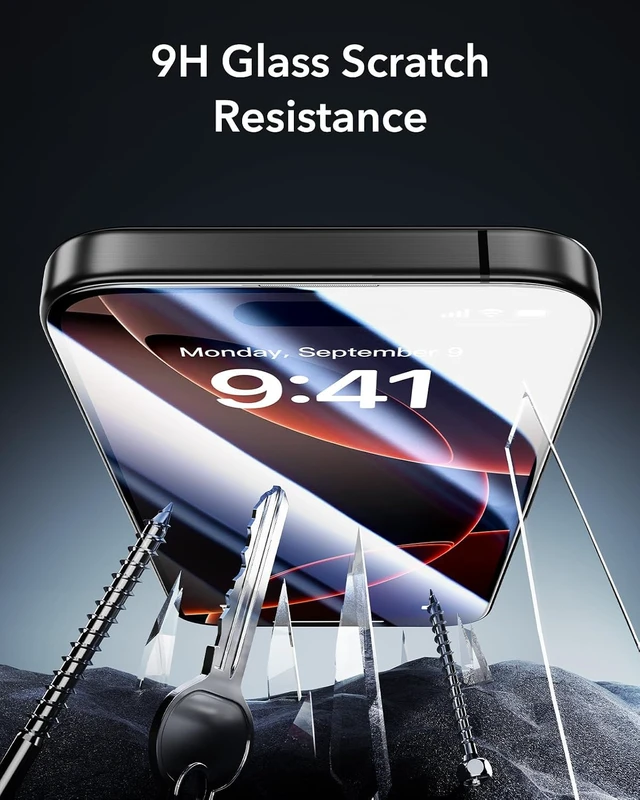 Alt view image 6 of 7 - 3 Pack for iPhone 16 Pro Max Screen Protector Armorite