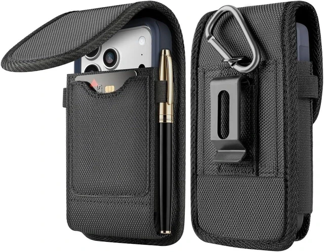 Main image of Magnetic Cell Phone Holster with Belt Clip for iPhone Galaxy