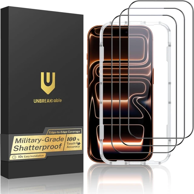 Main image of 3-Pack Screen Protector for iPhone 17 Pro Max Full Coverage
