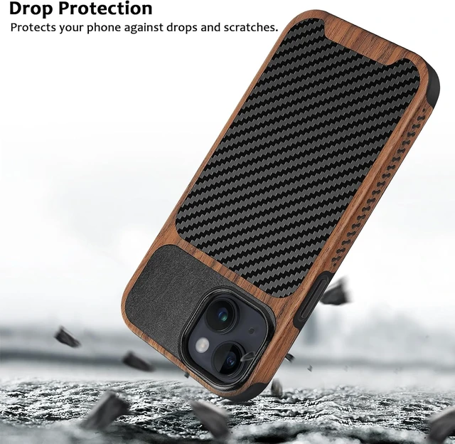 Alt view image 5 of 7 - Case for iPhone 15 Compatible with MagSafe Black