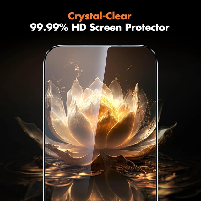 Alt view image 6 of 6 - 3-Pack Screen Protector for iPhone 17 Pro Max Full Coverage