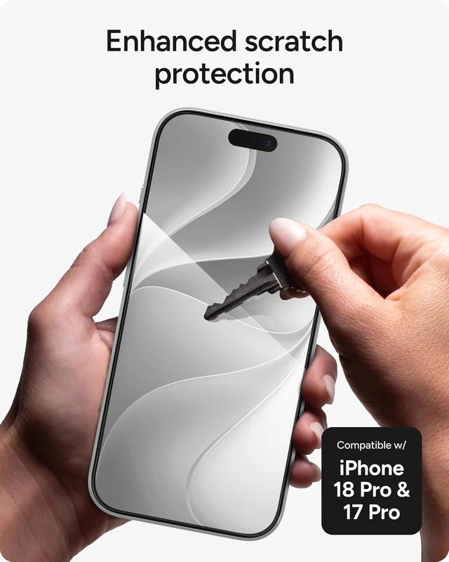 Alt view image 4 of 7 - Glass Elite Screen Protector for iPhone 18 Pro/ 17 Pro