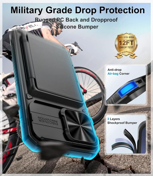 Alt view image 4 of 7 - for iPhone 16 Pro Max Case Wallet Card Holder (4-5 Cards) Black