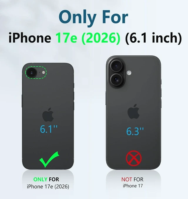 Alt view image 2 of 5 - for iPhone 17e Case with Built-in Screen Protector and Kickstand