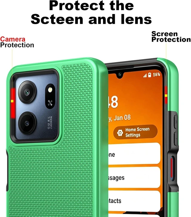 Alt view image 4 of 7 - for Iris Connect2/SpeakEasy Smart Phone Case Screen Protector-Green