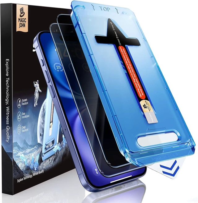 Main image of for iPhone 16 Privacy Tempered Glass Screen Protector Anti-peek