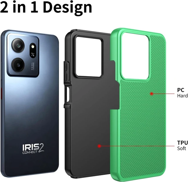 Alt view image 6 of 7 - for Iris Connect2/SpeakEasy Smart Phone Case Screen Protector-Green
