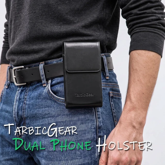 Alt view image 7 of 7 - Dual Phone Case for Two Phones Double Phone Holster