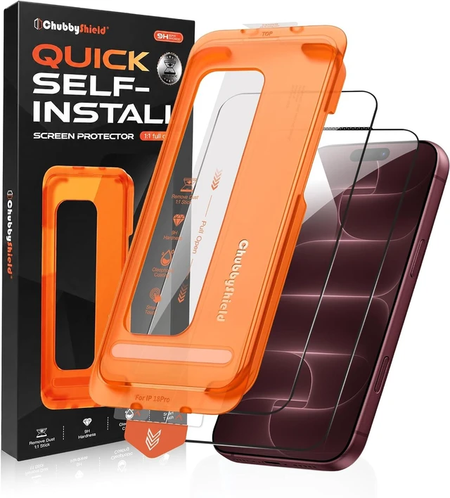 Main image of 2 Pack for iPhone 18 Pro Screen Protector HD Clear 6.3