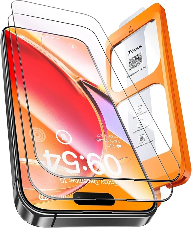 Main image of for iPhone 16 Pro Screen Protector Easy Installation