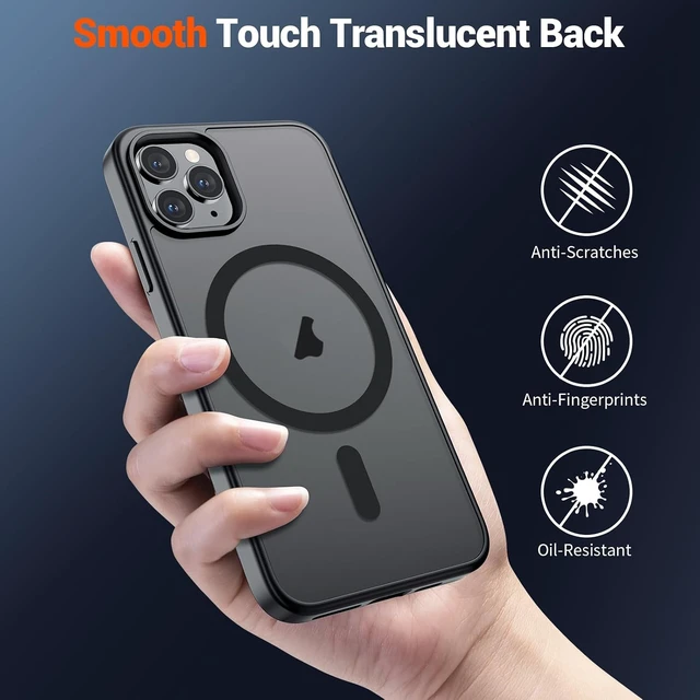 Alt view image 6 of 7 - Magnetic for iPhone 11 Pro Max Case Black