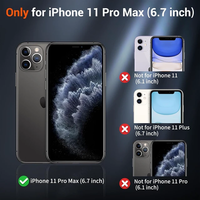 Alt view image 2 of 7 - Magnetic for iPhone 11 Pro Max Case Black