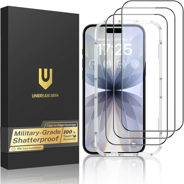 Main image of 3-Pack Screen Protector for iPhone 17 Full Coverage