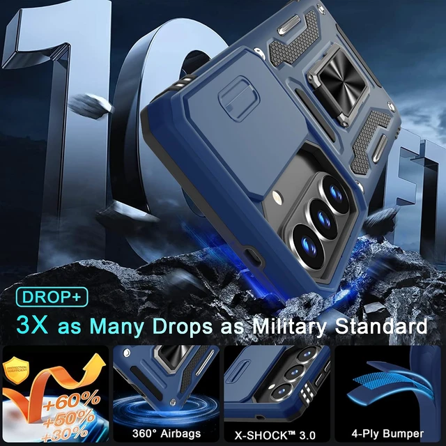 Alt view image 3 of 7 - for Galaxy S26 Case with Screen Protector Blue