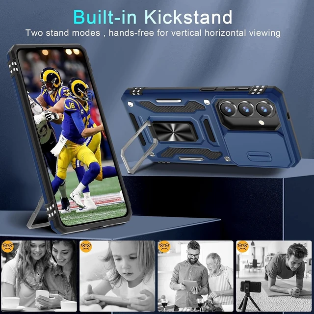 Alt view image 4 of 7 - for Galaxy S26 Case with Screen Protector Blue
