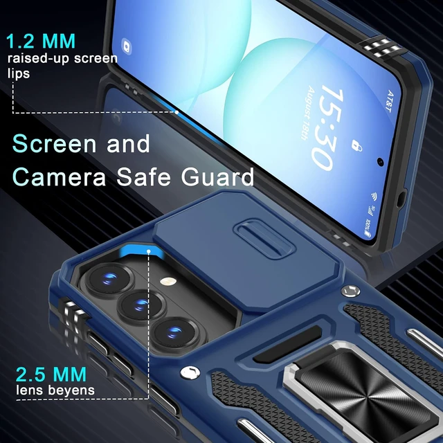 Alt view image 5 of 7 - for Galaxy S26 Case with Screen Protector Blue