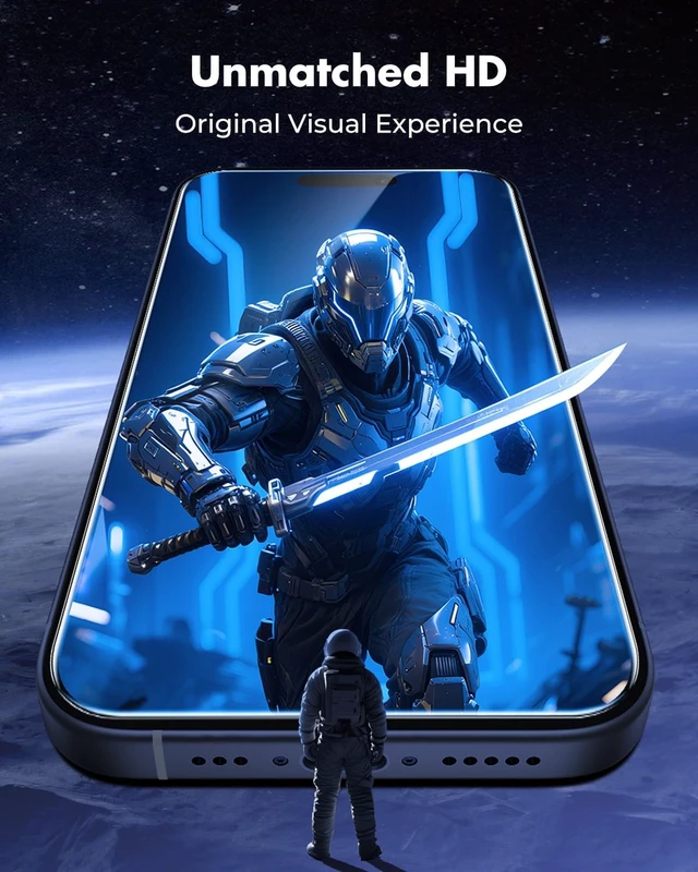 Alt view image 7 of 7 - 4-Pack iPhone 17 Pro Screen Protector Military-Grade Glass
