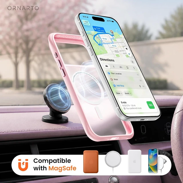 Alt view image 7 of 7 - Magnetic for iPhone 17 Pro Max Case 20FT Drop Protection Slim Fit